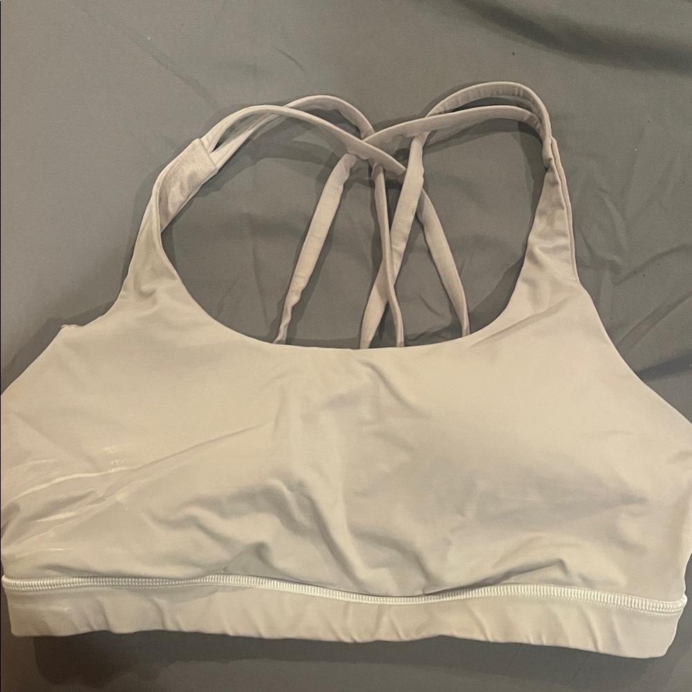 Lululemon Women's Strappy Back Sports Bra - Gray